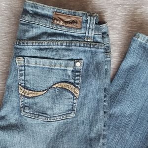 RSQ Paris skinny distressed jeans sz 7